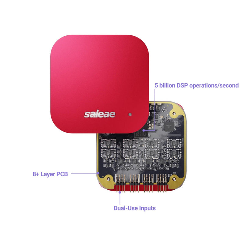 Saleae Logic Pro 16 Logic Analyzer 16 Channels & 100MHz (Red)