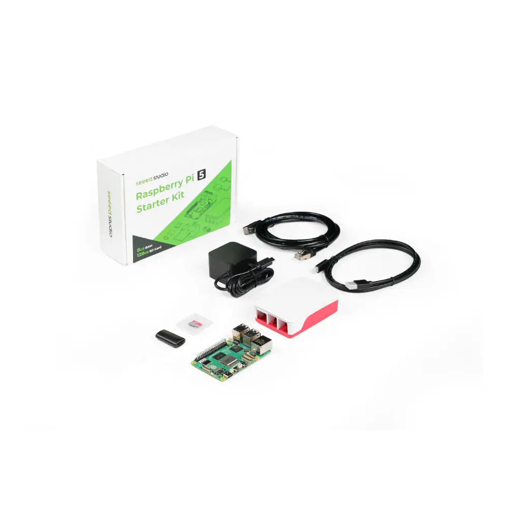 Seeed Studio Raspberry Pi 5 Starter Kit - 8GB RAM,128GB Micro SD Seeed Studio Raspberry Pi 5 Starter Kit - 8GB RAM,128GB Micro SD