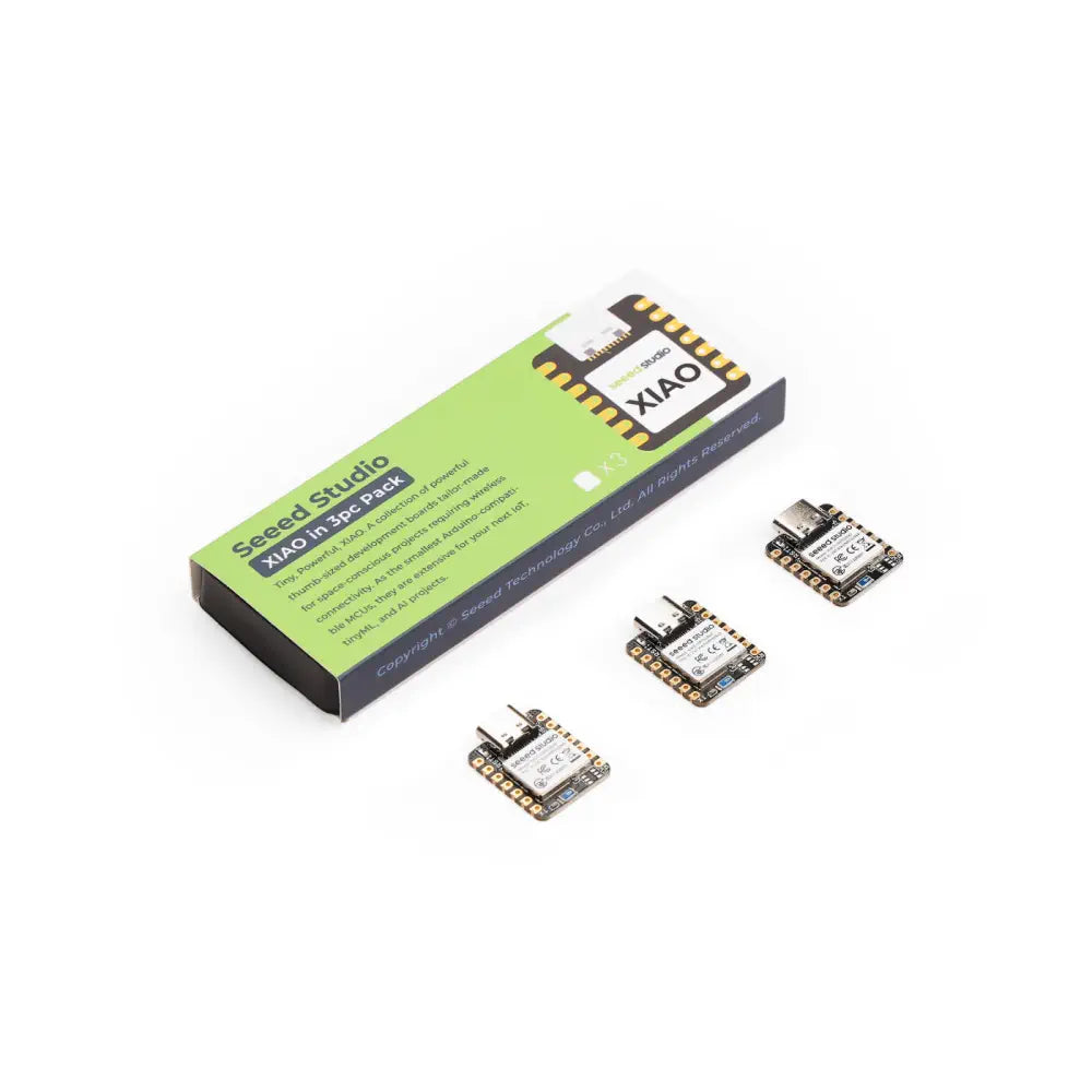Seeed Studio XIAO nRF52840, 2x 7-Pin, unsoldered (3x)