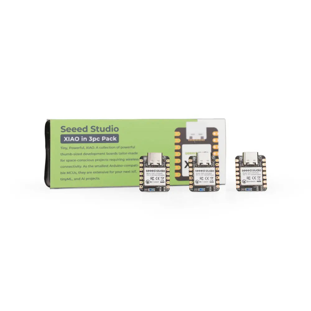Seeed Studio XIAO nRF52840, 2x 7-Pin, unsoldered (3x)