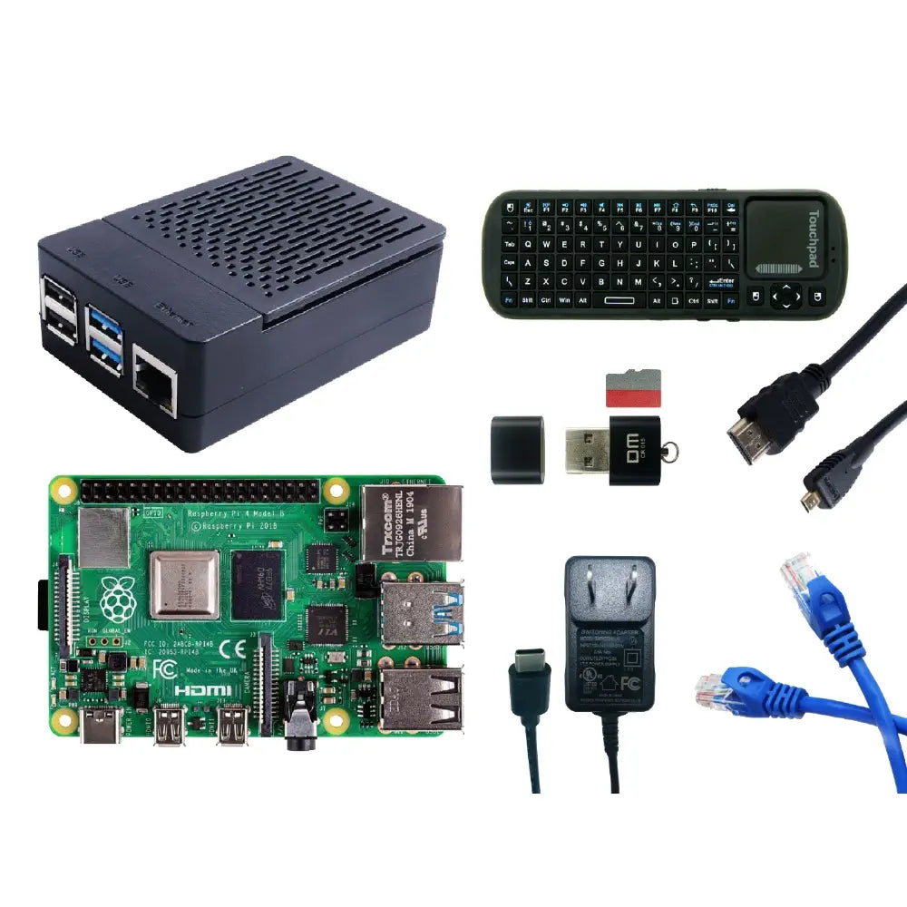 SeeedStudio Raspberry Pi 4B - Desktop Kit - 4GB - RobotShop