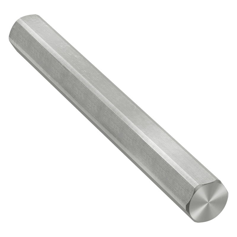 goBILDA 2102 Series REX Stainless Steel Shaft (12mm Diameter, 100mm Length)