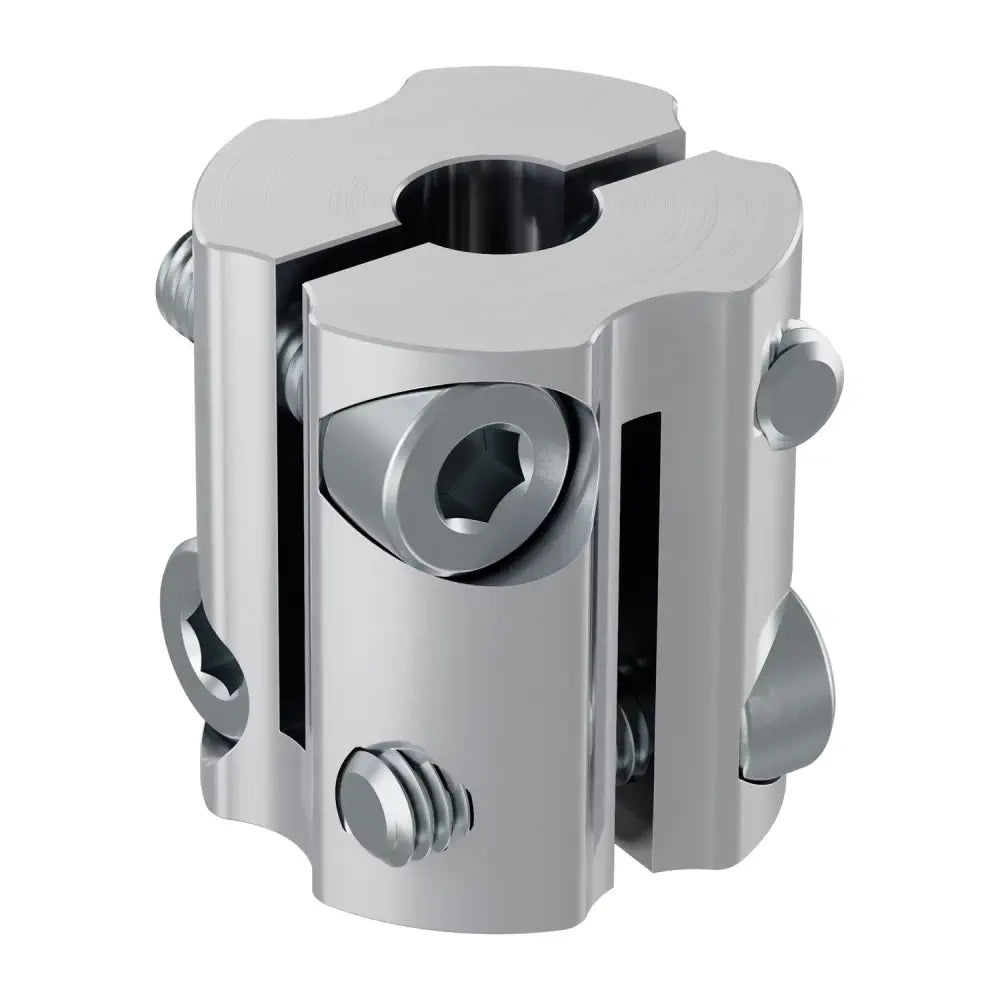 ServoCity 4007 Series Hyper Coupler (1/4" Round Bore to 6mm D-Bore)