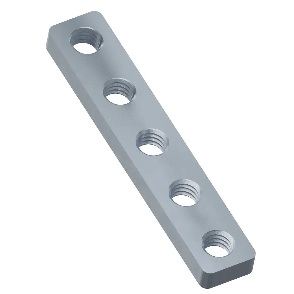 ServoCity 1 x 5 Threaded Plate - 2 Pack