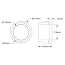 ServoCity Plastic Grommet (14-1) - 12 Pack