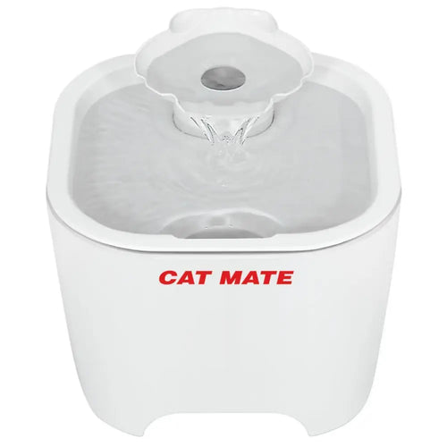 Cat Mate Shell Pet Fountain White 100 fl.oz