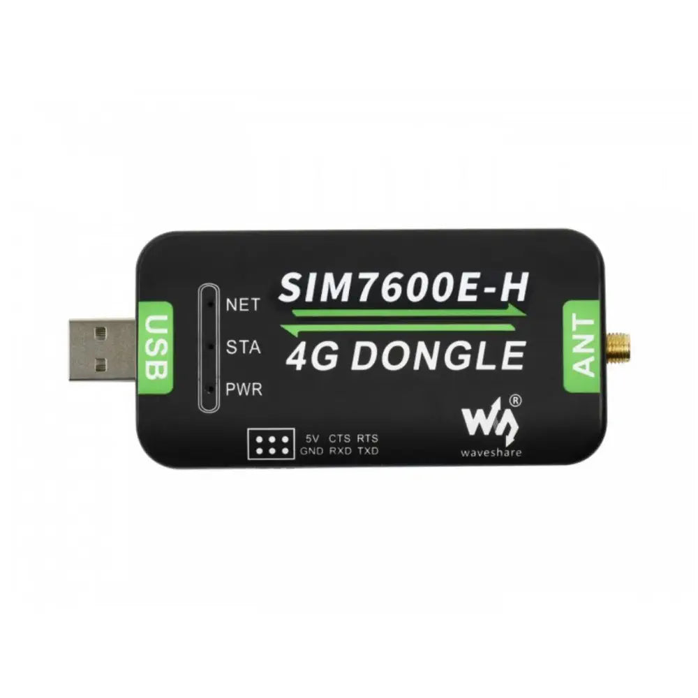 Waveshare SIM7600E-H 4G DONGLE GNSS Positioning for EU/ME/AFR/KR/THA ...