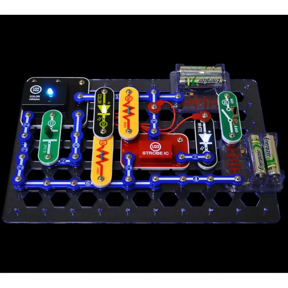 Snap Circuits LIGHT 電子機器探検キット Snap Circuits LIGHT Experiments Kit - RobotShop