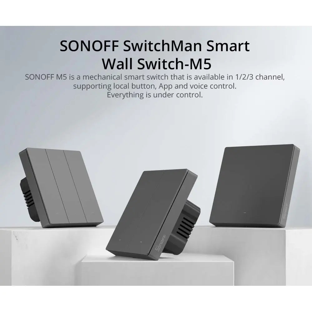 SONOFF SwitchMan Smart Wall Switch (M5-2C-86W)