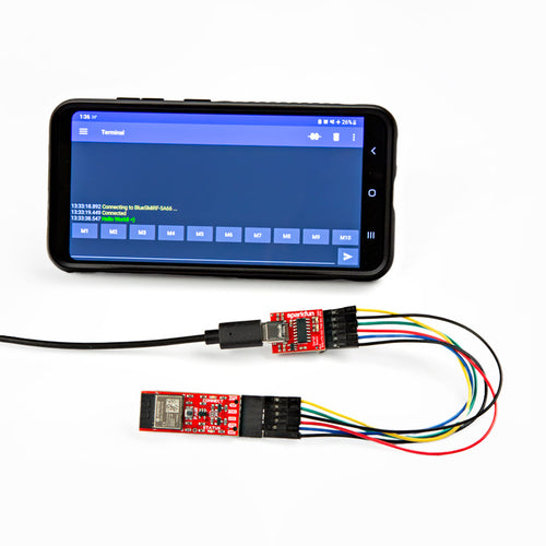 SparkFun BlueSMiRF V2 - Bluetooth Serial UART Link w/ Headers (3.3V-5V)