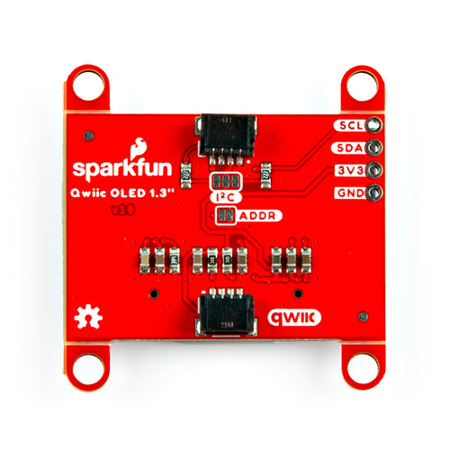 SparkFun Qwiic 1.3-inch OLED Display, 128x64 Pixel Resolution