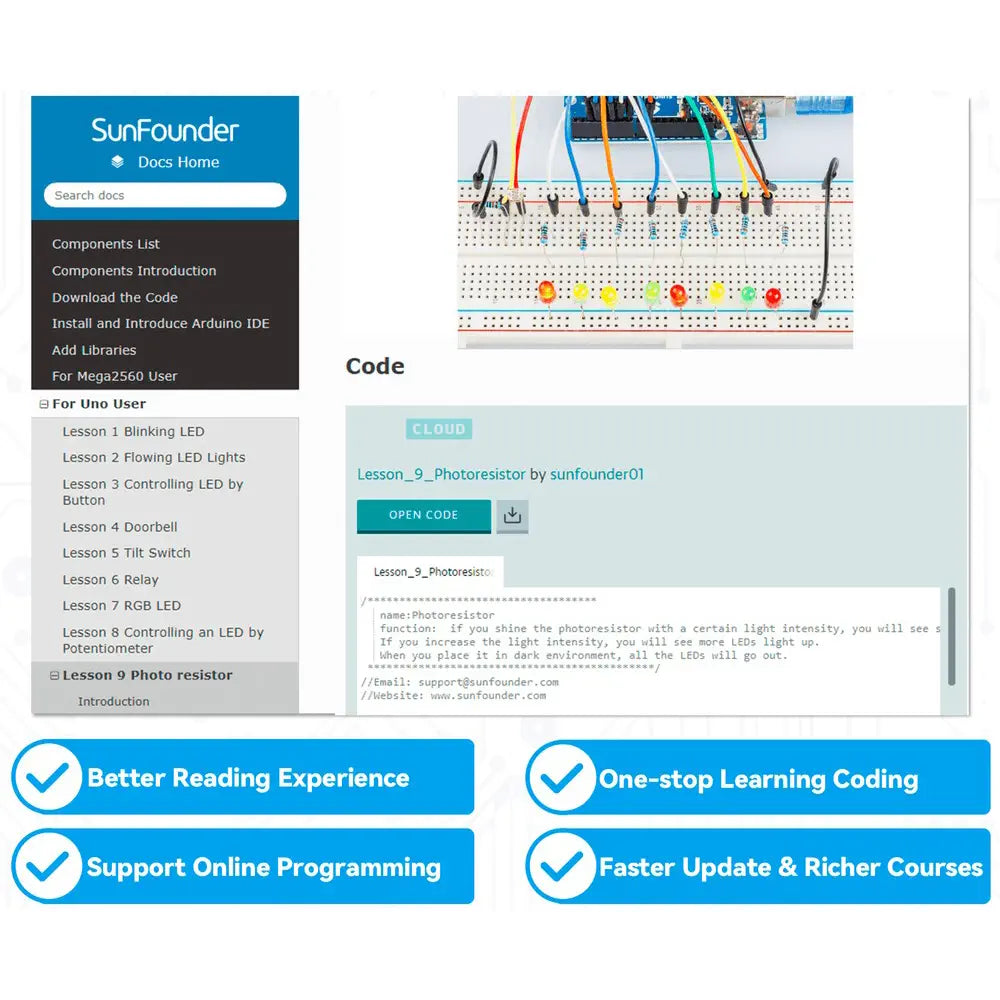 SunFounder Starter Kit for Arduino Uno R3