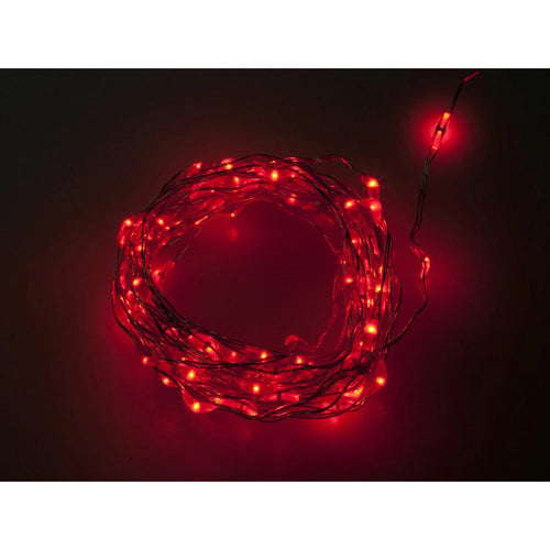 Superflex 3m 90 Red LED Strand with 3xAA Battery Box