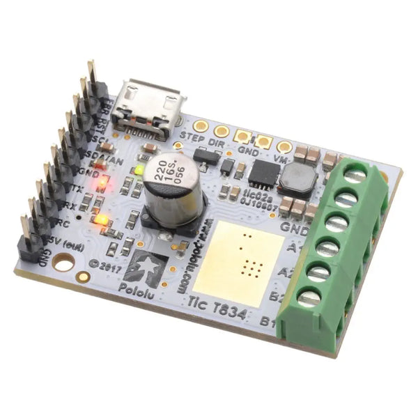 T834 USB Multi-Interface 2.5-10.8V, 1.5A Stepper Motor Controller