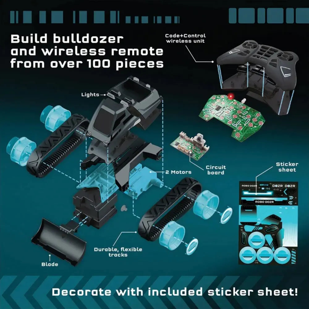 Thames & Kosmos Code+Control: Robotic Bulldozer Robo Dozr