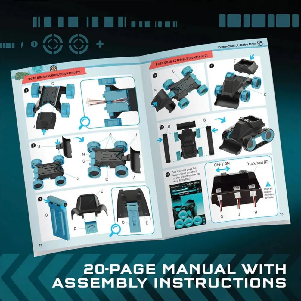 Thames & Kosmos Code+Control: Robotic Bulldozer Robo Dozr