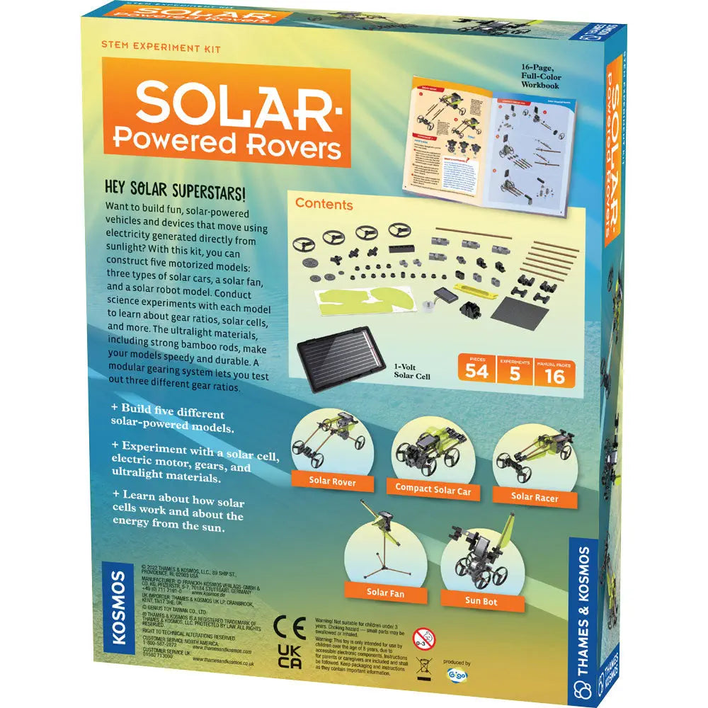 Thames & Kosmos 5-in-1 Solar-Powered Rovers