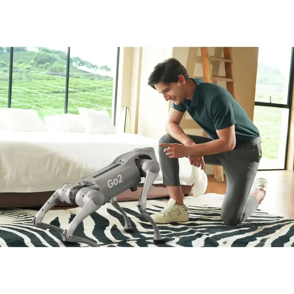 Unitree Go2 EDU PLUS Robotic Dog w/ Mid 360 LiDAR - RobotShop