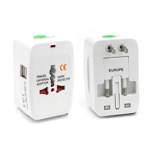 Universal Plug Adapter w/ Dual USB Port (EU/US/UK/AU) RobotShop