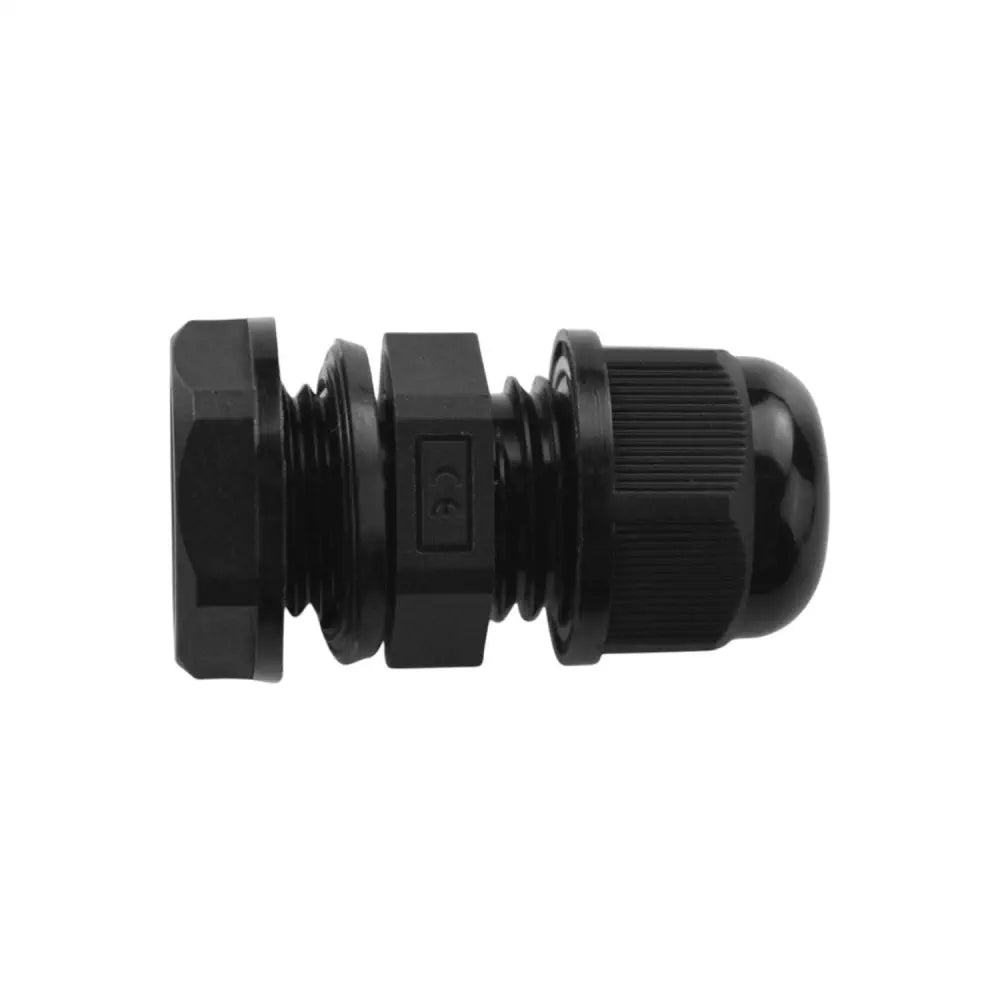 Waterproof Cable Gland PG-7 Size Black (5x)