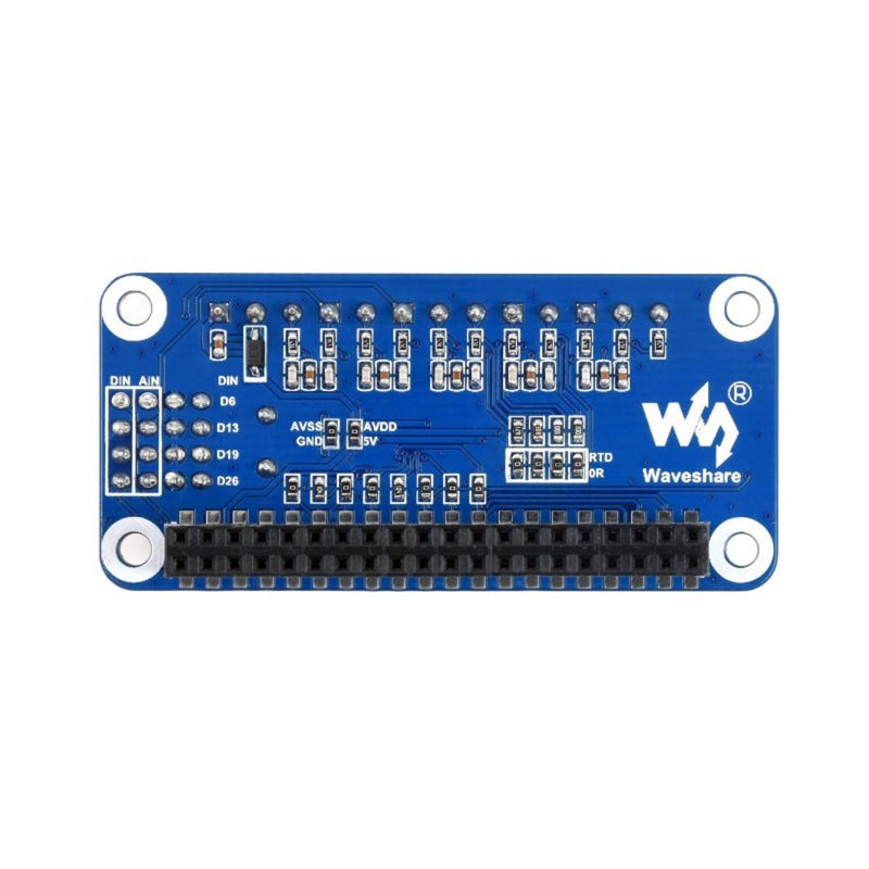 Waveshare High-Precision ADC HAT ADS1263 10-Ch 32-Bit for Raspberry Pi