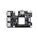 Waveshare PCIe to USB 3.2 Gen1 HAT for Raspberry Pi 5, 4x High Speed USB Ports, HAT + Standard