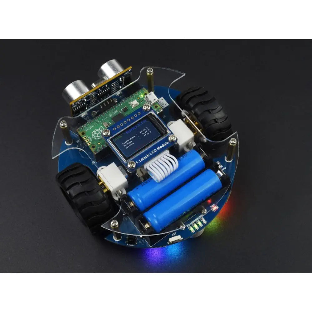 PicoGo Mobile Smart Robot Kit Based On Raspberry Pi Pico for Self Driving Remote Control with IPS LCD Display (Unassembled and with Pico Included) @XY : Waveshare PicoGo Mobile Robot Compatible with