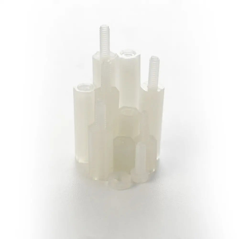 White Nylon Screw and Mounting Kit M2