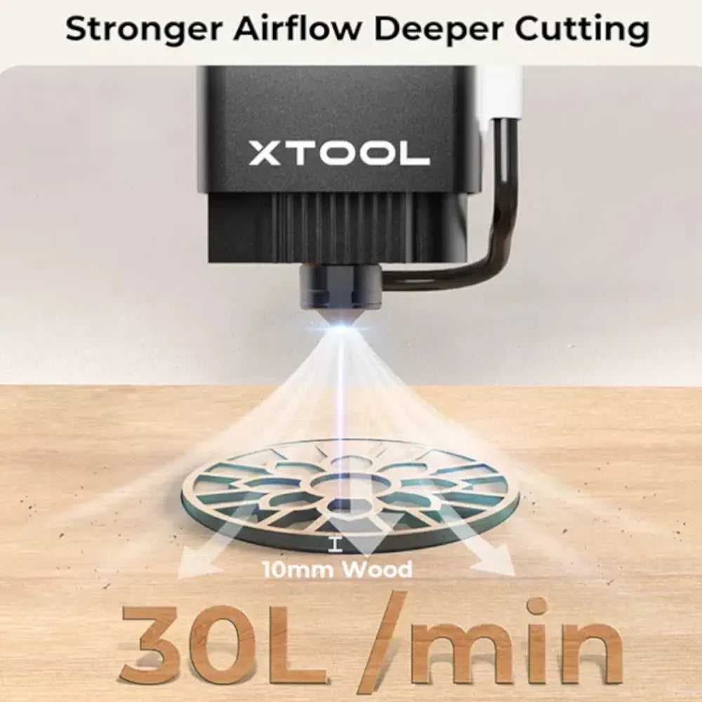 xTool M1 Smart Laser Engraver and Vinyl Cutter (Deluxe) & Air