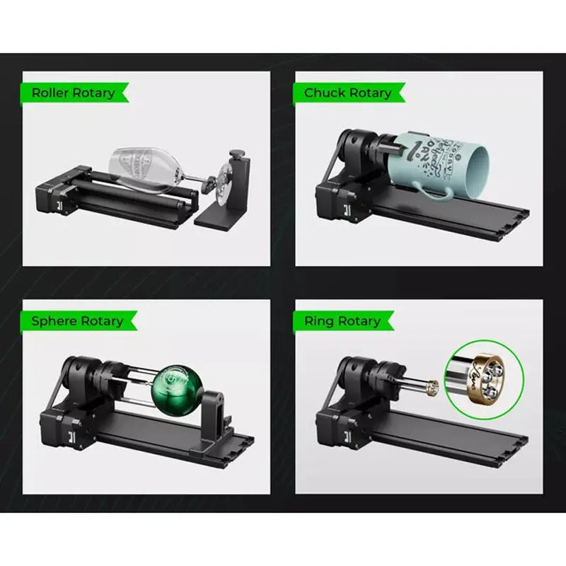 xTool RA2 Pro 4-in-1 Rotary for xTool P2 Laser Engraver - RobotShop