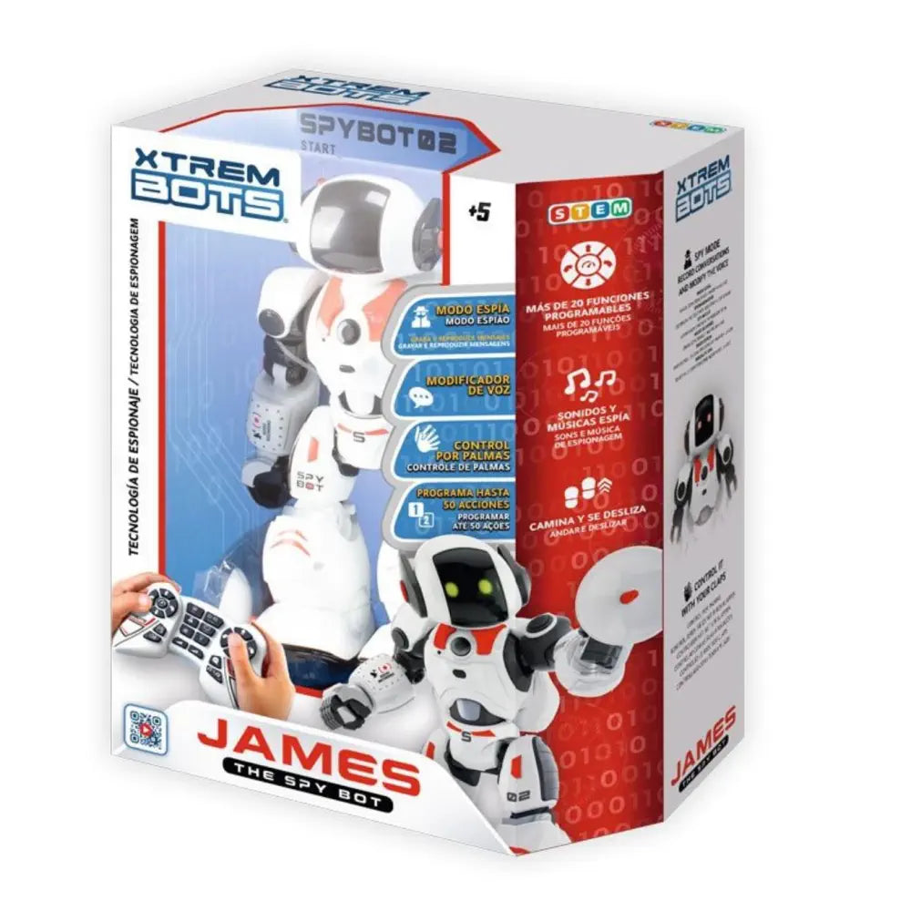 Xtrem Bots James Remote & Programmable Robot - RobotShop
