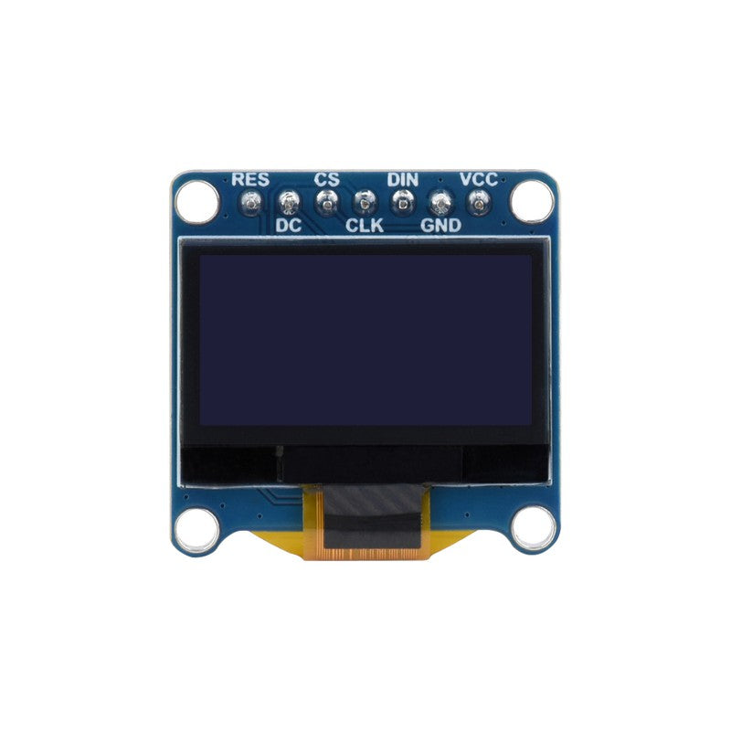 Waveshare 0.96inch OLED Display Module, 128x64 Resolution, SPI/I2C E (Blue)
