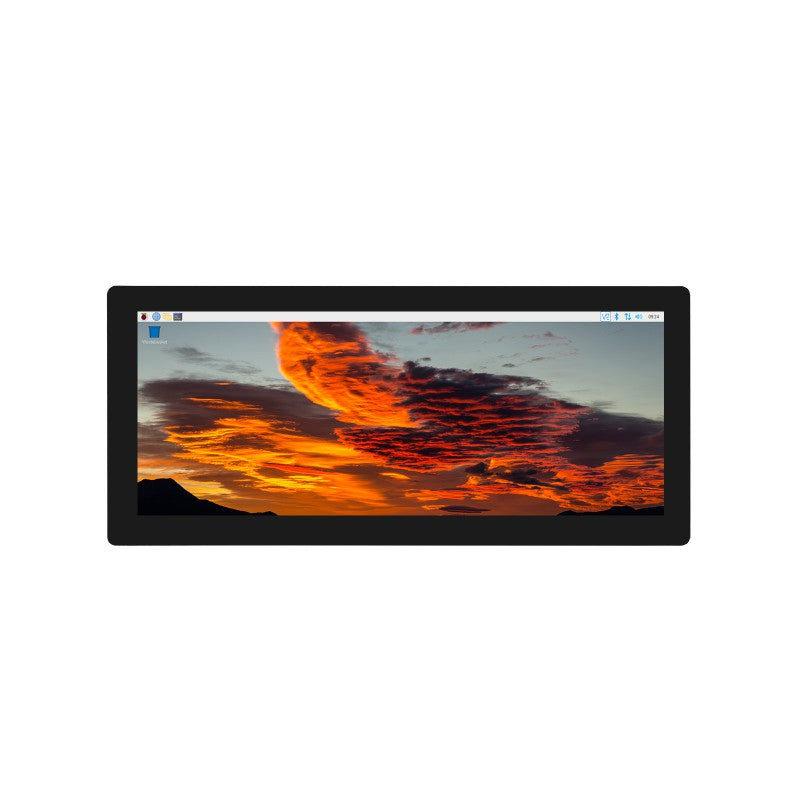 12.3in Capacitive Touch Screen LCD, 1920×720, HDMI, IPS, Toughened Glass (US)
