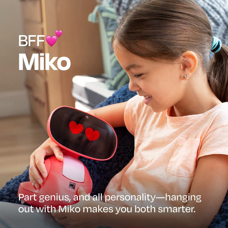 Miko 3 Smart Personal Robot for Kids, Martian Red