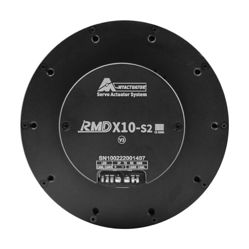 MYACTUATOR RMD X10 S2 V3 BLDC CAN Bus Reduction Ratio 1:35 w/ New Driver MC X 500O