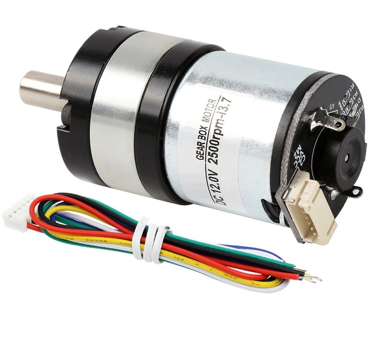 DC Planetary Geared Motor w/ Encoder Diameter 36mm  - 6V 9RPM