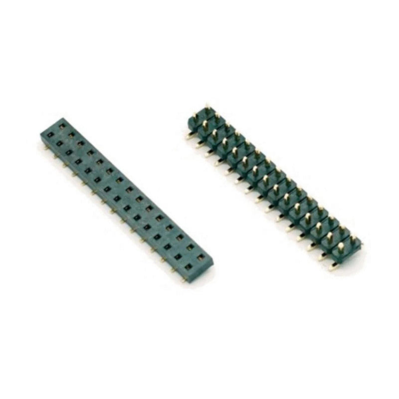 2x15 Pin Headers Socket 2.54mm Male & Female 4 Pair Connector