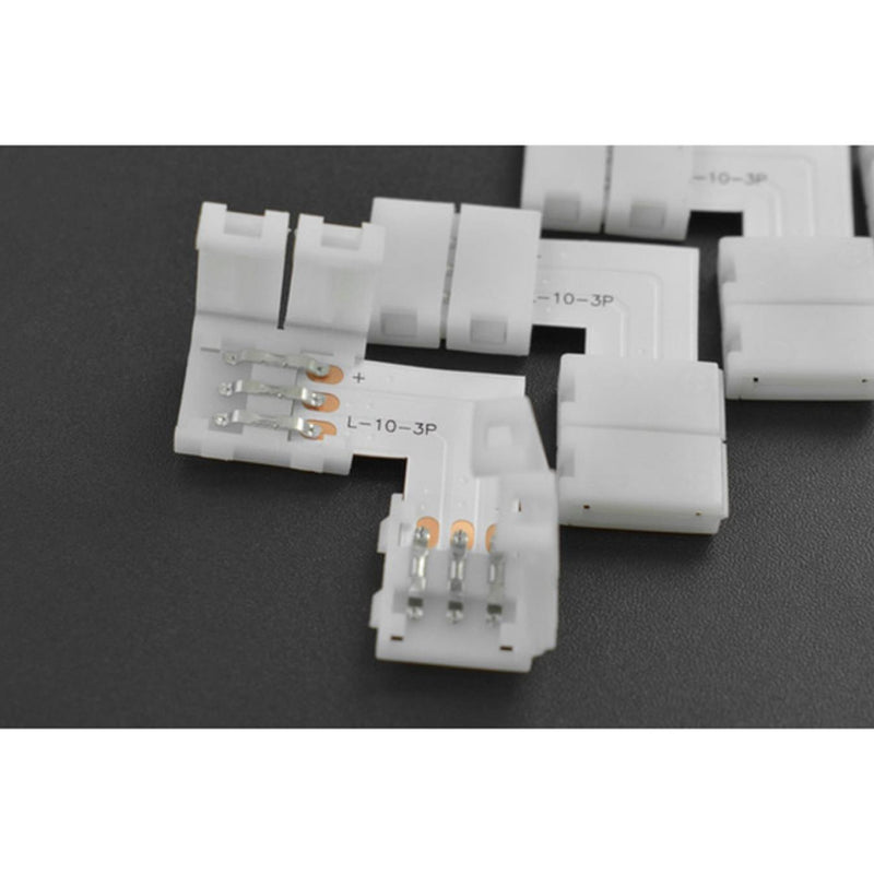 3-Pin LED Strip Right-angle Connector (5x)