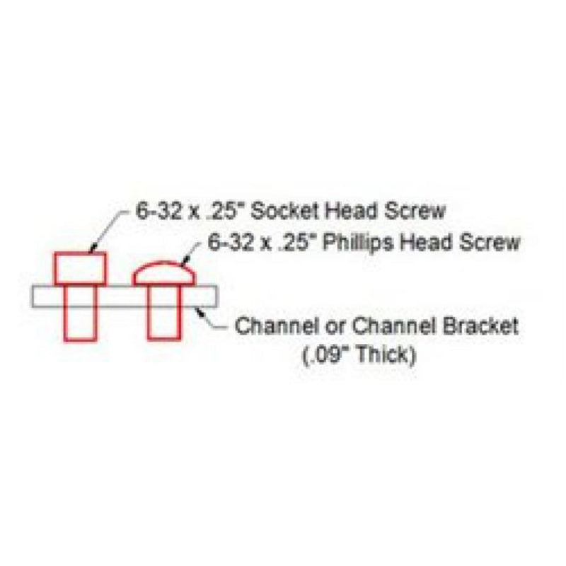 3/8" 6-32 Socket Head Machine Screw (25pk)