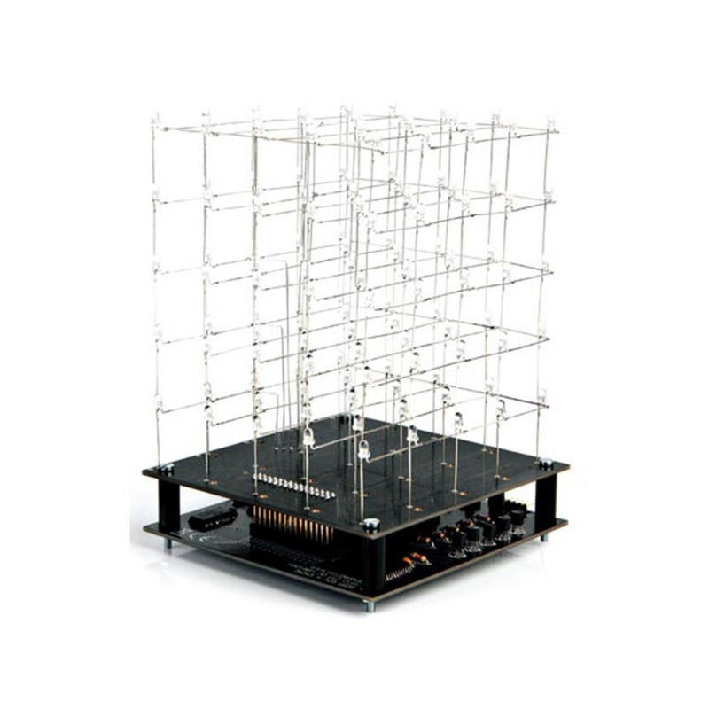 3D LED Cube 5x5x5 Soldering Kit (White LED)