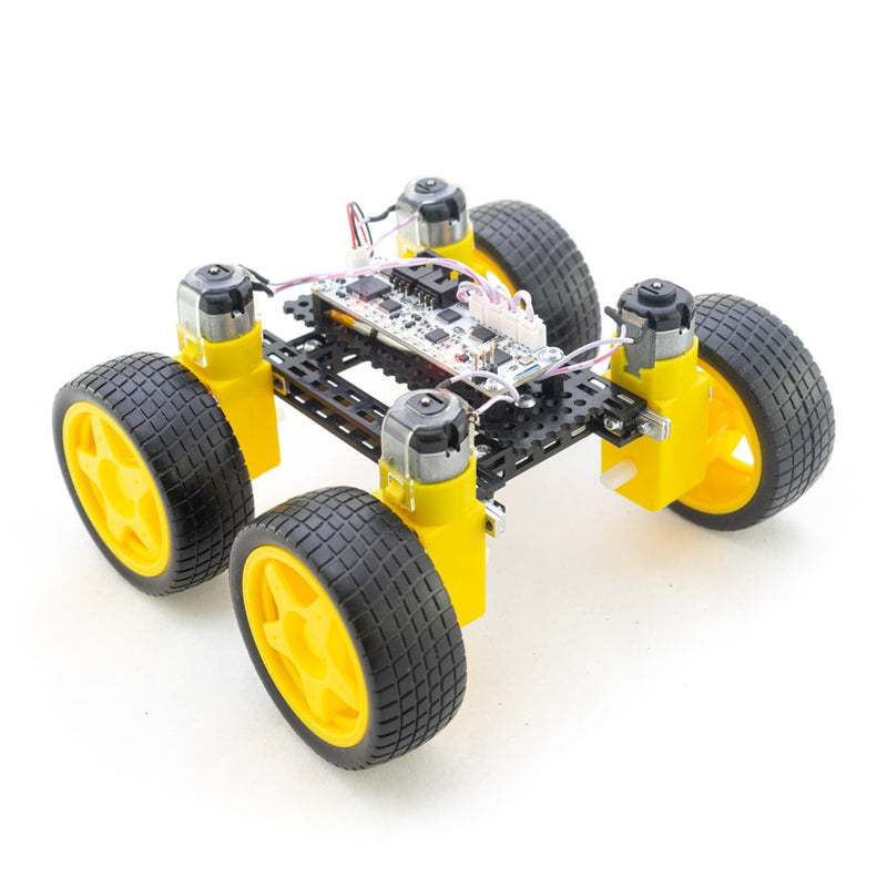 DIY Smartphone Controlled 4WD Car Chassis Kit w/ Bluetooth