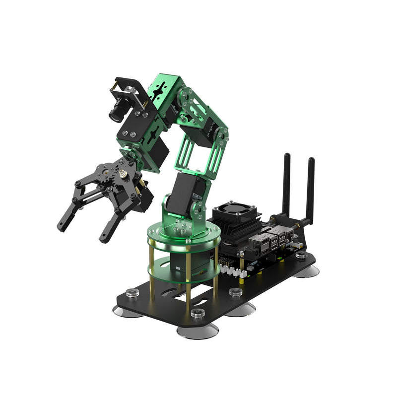 Yahboom 6 Degree of Freedom AI Vision Robotic Arm w/ ROS &amp; Python Programming, Excluding Jetson NANO 4GB SUB Board