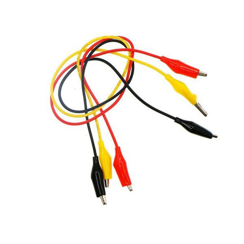 Alligator Cables for micro:bit (Black, Red, Yellow)