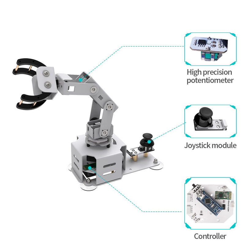 Hiwonder Synchronization Controller for Robot with Bluetooth Communication Arduino Programming Real-time Control