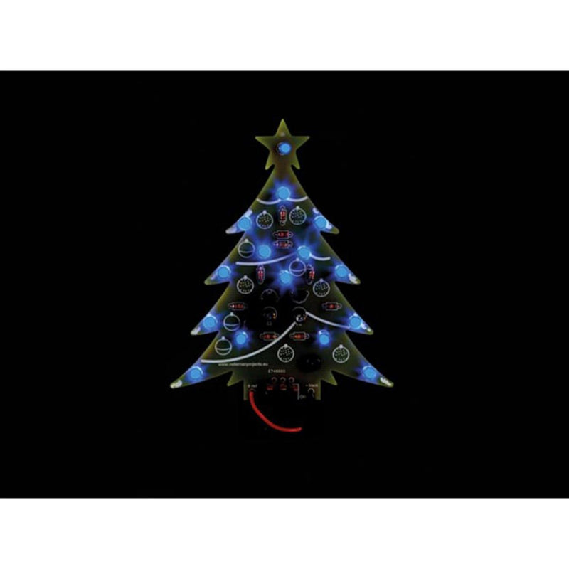 Blue LED Christmas Tree Soldering Kit