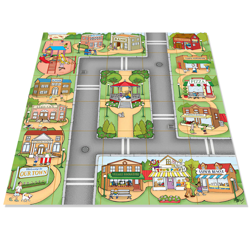 Community Mat for Bee-Bot and Blue-Bot Educational Coding Robot Accessory Floor Activity Playmats 54 x 40 Inches