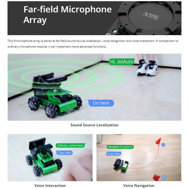 Hiwonder Jetauto ROS Robot Car w/ Jetson Nano, Lidar Mapping &amp; Navigation Starter Kit