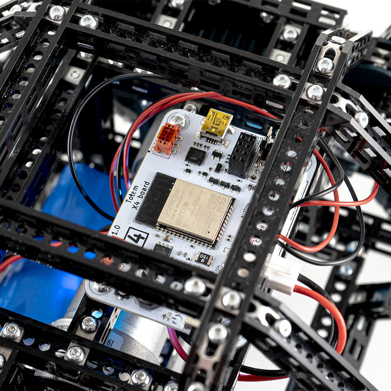Black Spider Programmable Smartphone-Controlled Robot