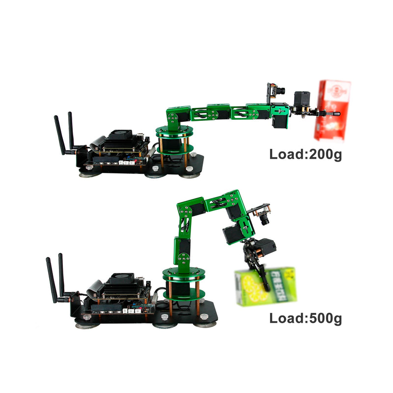 Yahboom 6 Degree of Freedom AI Vision Robotic Arm w/ ROS &amp; Python Programming, Excluding Jetson NANO 4GB SUB Board