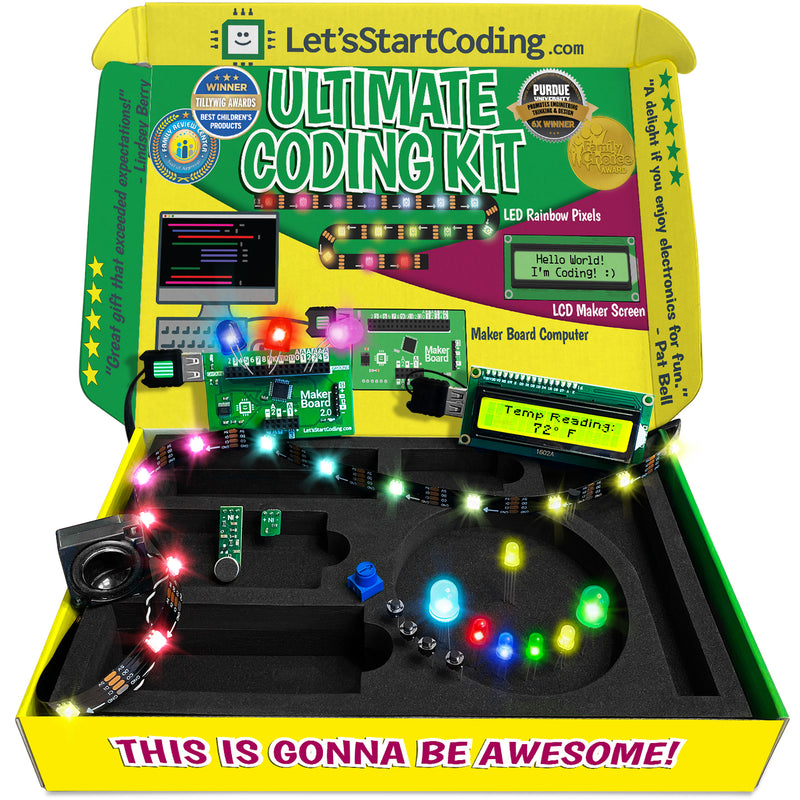 Ultimate Coding Kit for Kids Ages 8 15 - 100+ Code &amp; STEM Circuit Projects